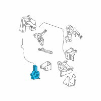 OEM 2006 Toyota Matrix Front Mount Diagram - 12361-0D090