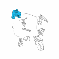 OEM 2005 Toyota Corolla Side Mount Diagram - 12305-0D032