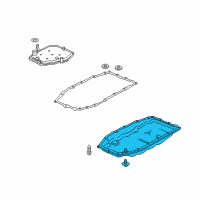 OEM 2017 Chevrolet Tahoe Oil Pan Diagram - 24278774