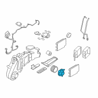 OEM Ford Freestyle Blower Motor Diagram - 5F9Z-19805-EA