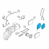 OEM Ford Freestyle Radiator Assembly Diagram - 5F9Z-18476-EA