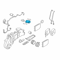 OEM 2008 Ford Taurus X Expansion Valve Diagram - 5F9Z-19849-BB