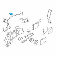 OEM Ford Taurus X Motor Assembly Diagram - 5F9Z-19E616-CA