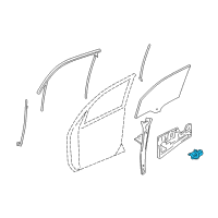 OEM 2005 Chevrolet Equinox Window Motor Diagram - 88980988