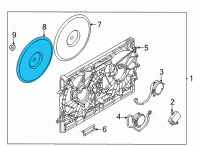 OEM Nissan Rogue Fan-Motor Diagram - 21486-6RA1A