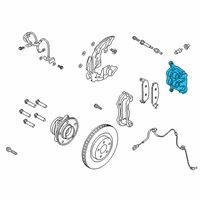 OEM 2022 Lincoln Aviator Caliper Diagram - L1MZ-2B120-G