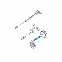 OEM 2006 Ford Taurus Lower Shaft Diagram - 4F1Z-3B676-AA