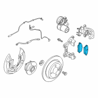 OEM 2016 BMW X1 Repair Kit, Brake Pads Asbes Diagram - 34-20-6-885-547