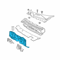 OEM Mercury Dash Panel Diagram - 5W7Z-5401610-AA
