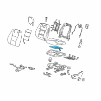 OEM 2014 Chevrolet Camaro Seat Cushion Heater Diagram - 22968259