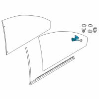 OEM BMW M3 Drive Vent Window Right Diagram - 67-15-8-238-744