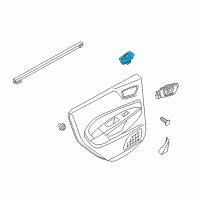 OEM Ford Window Switch Diagram - BE8Z-14529-BA