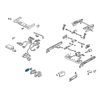 OEM 1999 Cadillac Seville Adjuster Diagram - 25646341