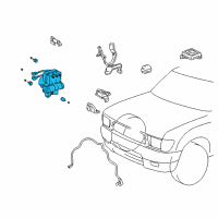 OEM Toyota Tacoma ACTUATOR Assembly, Brake Diagram - 44510-35060