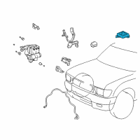 OEM 1995 Toyota Tacoma Control Module Diagram - 89540-35081