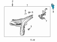 OEM 2021 Cadillac CT4 Wire Harness Diagram - 84840442