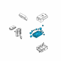 OEM Kia Sportage Engine Room Junction Box Body Assembly Diagram - 919511F220