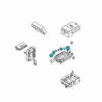 OEM Kia Spectra Relay Diagram - 0K2A167740