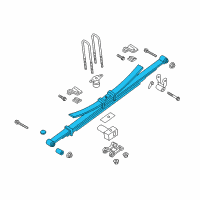 OEM Ford F-350 Super Duty Leaf Spring Diagram - HC3Z-5560-Y