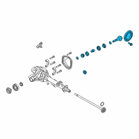 OEM Ford F-350 Super Duty Ring & Pinion Diagram - BC3Z-4209-J