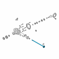 OEM 2019 Ford F-250 Super Duty Axle Shafts Diagram - BC3Z-4234-D