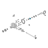 OEM 2010 Ford F-350 Super Duty Outer Bearing Cup Diagram - F81Z-4616-DA