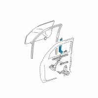 OEM 2002 Toyota Highlander Sash Channel Diagram - 67403-48030