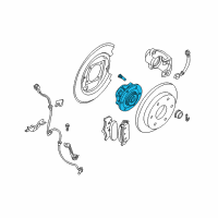 OEM Nissan Hub Assy-Rear Diagram - 43202-7S000
