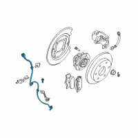 OEM Nissan Pathfinder Armada Sensor Assembly Anti Ski, Rear Diagram - D7900-ZC30A