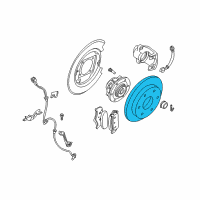 OEM 2004 Nissan Titan Rotor Brake Diagram - 43206-9FF0C