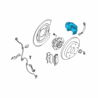 OEM Nissan Pathfinder Armada REMAN CALIPER Rear Right Diagram - 44001-7S000RE