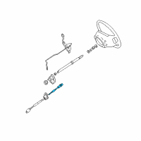 OEM Mercury Mountaineer Steering Shaft Diagram - F5TZ3B676B