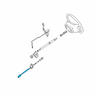 OEM 1999 Mercury Mountaineer Steering Shaft Diagram - F87Z3B676FA