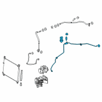 OEM Lexus RX450h Tube & Accessory Assembly Diagram - 88710-0E290