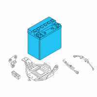 OEM BMW M340i 12-V LITHIUM DUAL STORAGE SY Diagram - 61-21-5-A38-DE7