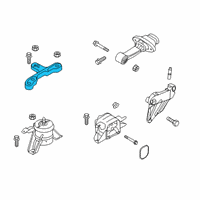 OEM 2022 Hyundai Veloster N Bracket-Engine MTG Support Diagram - 21825-S0100