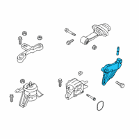 OEM 2019 Hyundai Veloster N Engine Support Bracket Assembly Diagram - 21670-2GGC0