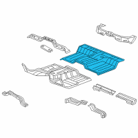 OEM 2017 Ram 1500 Panel-Rear Floor Pan Diagram - 55275553AD