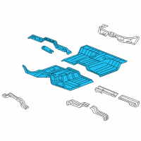 OEM 2015 Ram 1500 Pan-Front Floor Diagram - 68269461AD