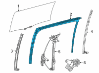 OEM 2022 Toyota Sienna Run Channel Diagram - 68142-08031