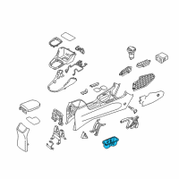 OEM 2019 Hyundai Elantra GT Cup Holder Assembly Diagram - 84620-G3020-TRY