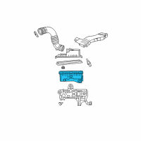 OEM 2009 Dodge Caliber Body-Air Cleaner Diagram - 68041720AA