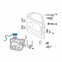 OEM 2020 Dodge Durango Cable-Inside Handle To Latch Diagram - 68079300AB