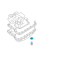 OEM 2008 Nissan Quest Washer - Drain Plug Diagram - 11026-8Y000