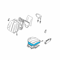 OEM 2007 Nissan Murano Heater Unit-Front Seat Cushion Diagram - 87335-CB30A