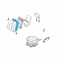 OEM 2007 Nissan Murano Heater Unit-Front Seat Back Diagram - 87635-CA06A