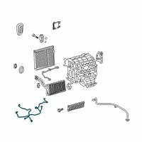 OEM 2020 Lexus ES350 Harness, Air CONDITI Diagram - 82212-06200