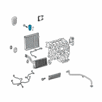 OEM 2018 Toyota Prius Expansion Valve Diagram - 88515-30800