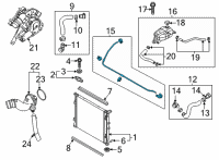 OEM 2022 Hyundai Sonata Hose Diagram - 25451-L1000