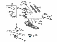 OEM 2021 Chevrolet Corvette Solenoid Diagram - 84854324